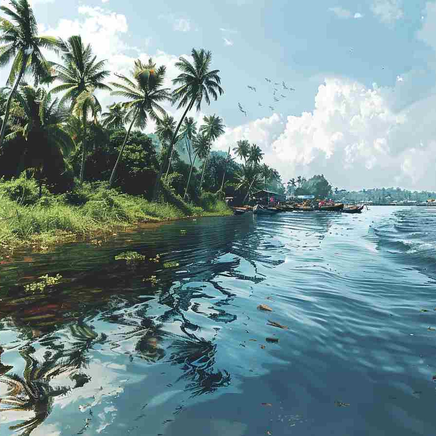 Village and monastery for cultural travel tour