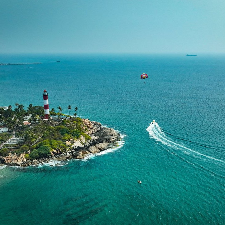 Himalayan village with temple for adventure travel