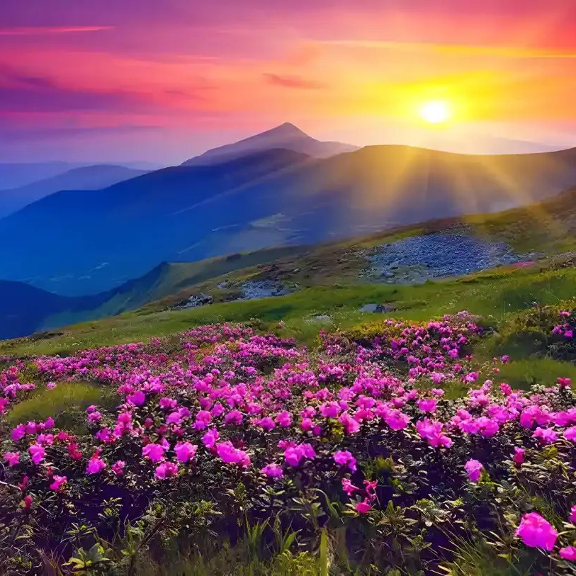 River in pine forest, perfect travel escape