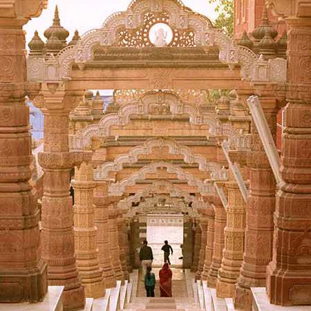 Misty mountain town for a peaceful travel holiday